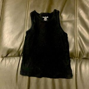 Girls black tank top